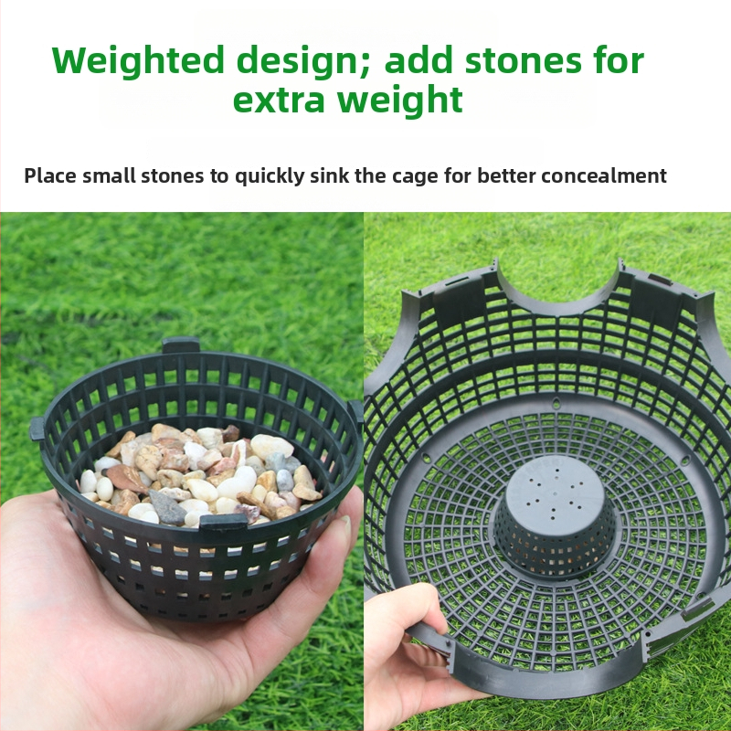 Cușcă plastică pentru creveți, 6 compartimente - Haiweinuo