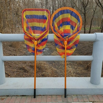 Vetőháló nagy szemű, alumíniumötvözetes nyéllel, masszív kivitel