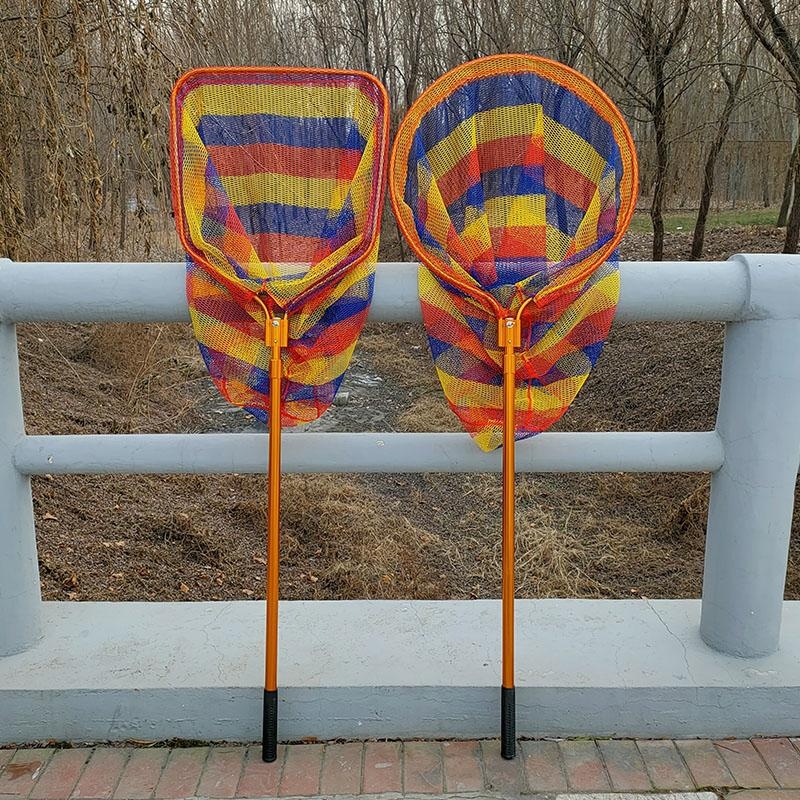 Vetőháló nagy szemű, alumíniumötvözetes nyéllel, masszív kivitel