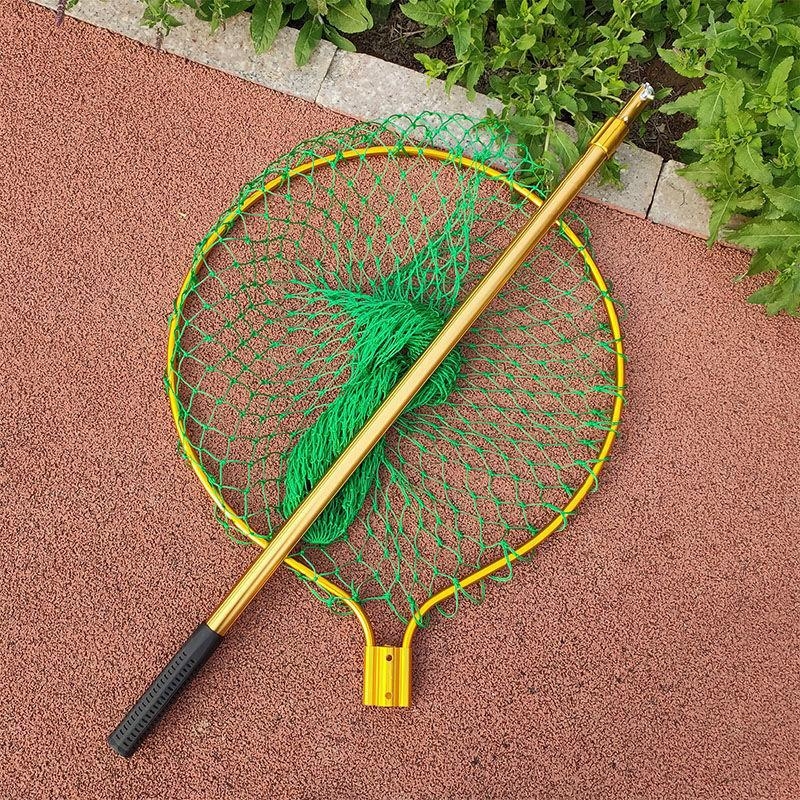 Vetőháló nagy szemű, alumíniumötvözetes nyéllel, masszív kivitel