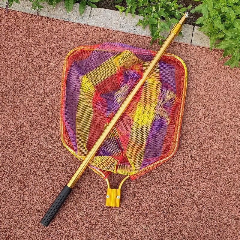 Vetőháló nagy szemű, alumíniumötvözetes nyéllel, masszív kivitel