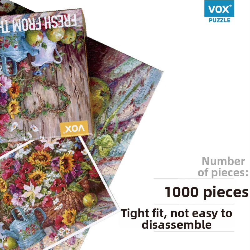 Puzle za odrasle od 2000 komada – ravni puzzle, DIY, visoka težina, terapijsko olakšanje