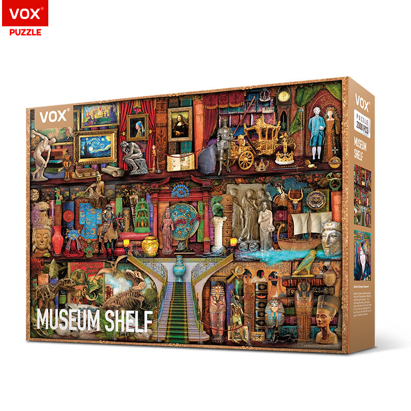 Puzle za odrasle od 2000 komada – ravni puzzle, DIY, visoka težina, terapijsko olakšanje