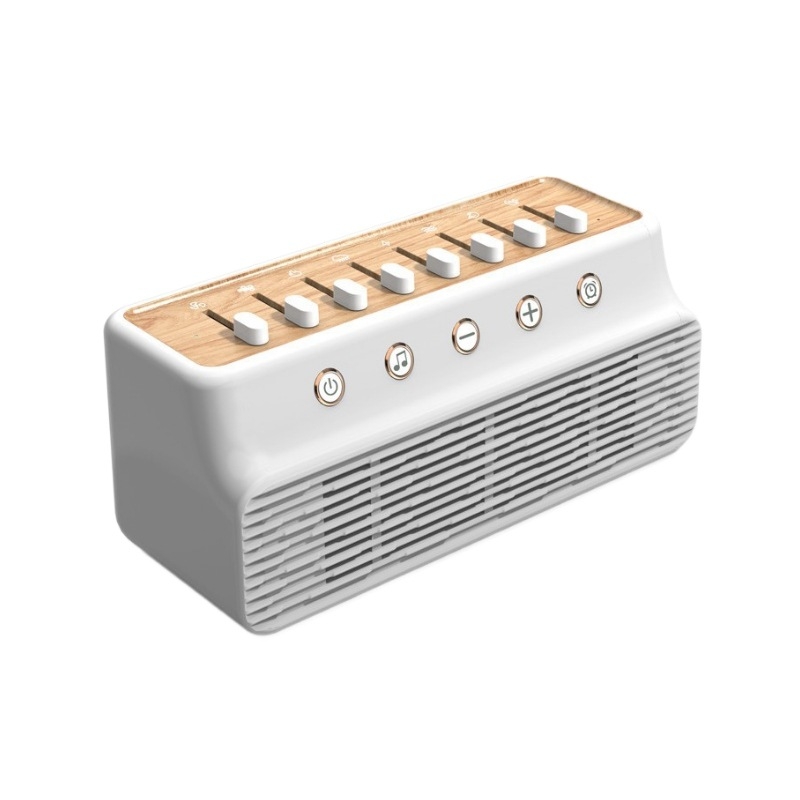 Bluetooth zvučnik za spavanje s bijelim šumom, terapija zvukom za meditaciju i opuštanje; dva zvučnika; raspon frekvencija 100 Hz–20 kHz; SNR ≥75 dB; ugrađena baterija 1200–2000 mAh