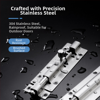 Nerezavi čelični leptirasti zasun za drvena vrata i prozore, model Stainless steel latch, polirani završni sloj, moderni minimalistički stil