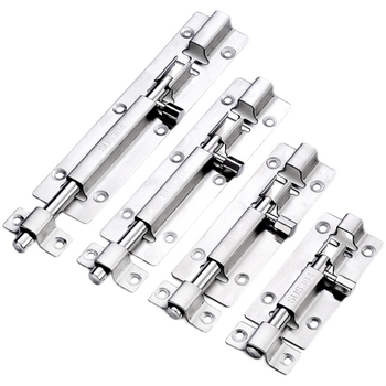 Nerezavi čelični leptirasti zasun za drvena vrata i prozore, model Stainless steel latch, polirani završni sloj, moderni minimalistički stil