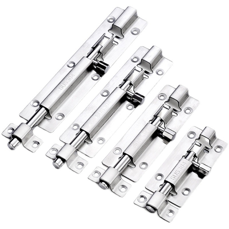 Nerezavi čelični leptirasti zasun za drvena vrata i prozore, model Stainless steel latch, polirani završni sloj, moderni minimalistički stil