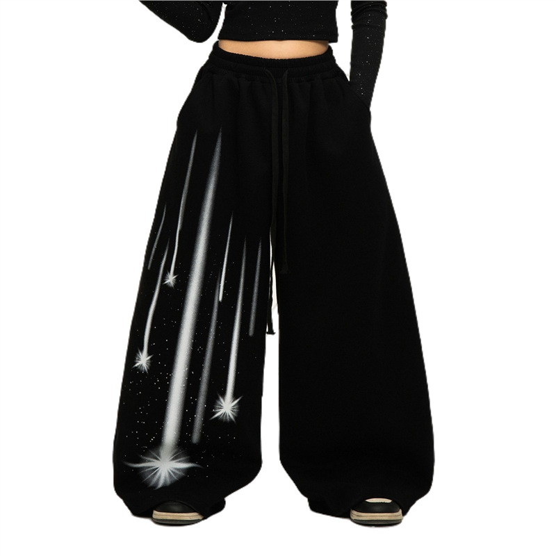 Set de dans jazz pentru fete: top cropped cu mâneci lungi și pantaloni de antrenament pentru reprezentații (pentru vârsta 8+, înălțime 140 cm+, poliester)