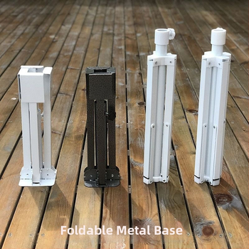 Βάση ομπρέλας με αρχιτεκτονικό σχέδιο και πλαστικό κάδο, βάση τεσσάρων γωνιών για εξωτερική χρήση, κλασικό στύλ; ύφασμα ομπρέλας: ενισχυμένο ρίζωμα + πολυαιθυλένιο, πυκνότητα 170t; βραχίονες και σωλήνας από κράμα