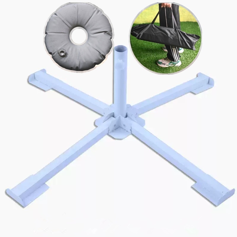 Βάση ομπρέλας με αρχιτεκτονικό σχέδιο και πλαστικό κάδο, βάση τεσσάρων γωνιών για εξωτερική χρήση, κλασικό στύλ; ύφασμα ομπρέλας: ενισχυμένο ρίζωμα + πολυαιθυλένιο, πυκνότητα 170t; βραχίονες και σωλήνας από κράμα