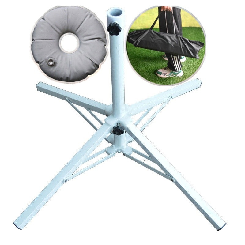 Βάση ομπρέλας με αρχιτεκτονικό σχέδιο και πλαστικό κάδο, βάση τεσσάρων γωνιών για εξωτερική χρήση, κλασικό στύλ; ύφασμα ομπρέλας: ενισχυμένο ρίζωμα + πολυαιθυλένιο, πυκνότητα 170t; βραχίονες και σωλήνας από κράμα