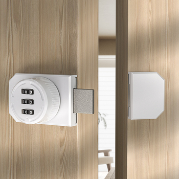 Încuietoare cu parolă pentru ușă interioară – știft cu cod octagonal, material: aliaj zinc/ Fier, finisaj: electroliză/electroforeză