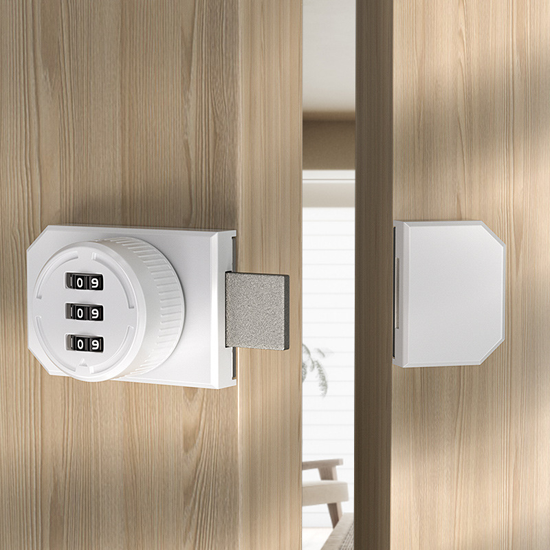 Încuietoare cu parolă pentru ușă interioară – știft cu cod octagonal, material: aliaj zinc/ Fier, finisaj: electroliză/electroforeză