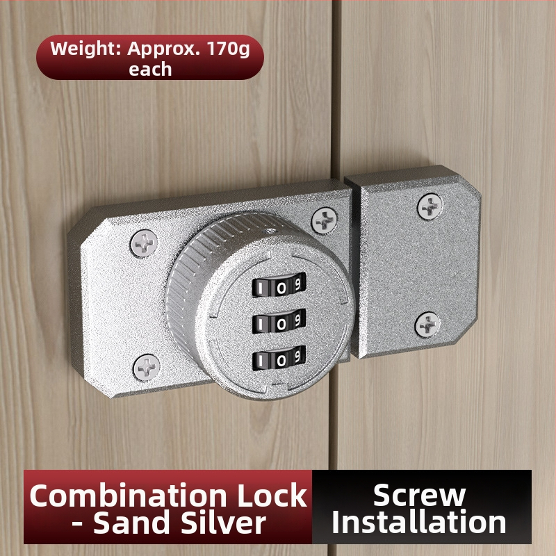 Încuietoare cu parolă pentru ușă interioară – știft cu cod octagonal, material: aliaj zinc/ Fier, finisaj: electroliză/electroforeză