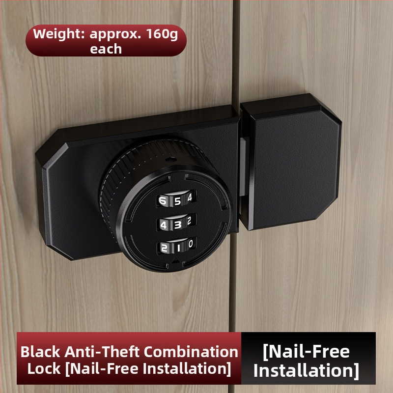 Încuietoare cu parolă pentru ușă interioară – știft cu cod octagonal, material: aliaj zinc/ Fier, finisaj: electroliză/electroforeză