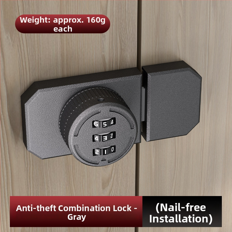 Încuietoare cu parolă pentru ușă interioară – știft cu cod octagonal, material: aliaj zinc/ Fier, finisaj: electroliză/electroforeză