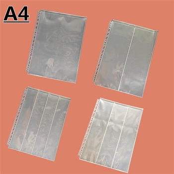 Geantă transparentă pentru carduri din PP, cu buzunare în grilă și compartimente interne, design sigilat