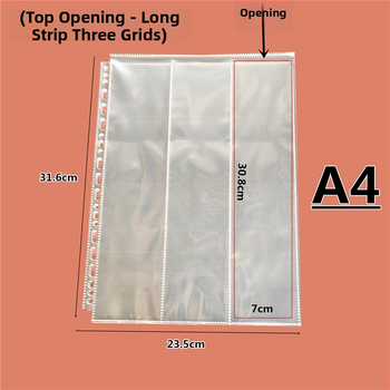 Geantă transparentă pentru carduri din PP, cu buzunare în grilă și compartimente interne, design sigilat