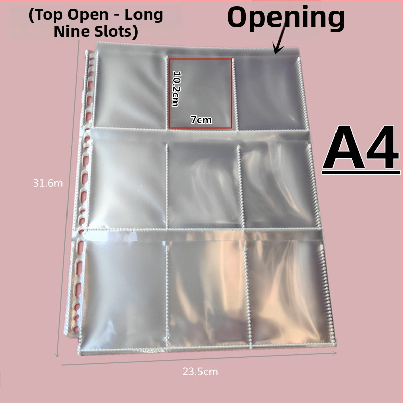 Geantă transparentă pentru carduri din PP, cu buzunare în grilă și compartimente interne, design sigilat