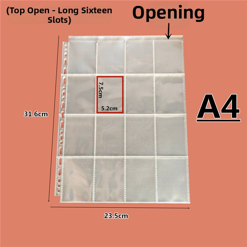 Geantă transparentă pentru carduri din PP, cu buzunare în grilă și compartimente interne, design sigilat