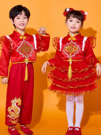 Koreai stílusú gyermek táncos ruházat, 100% pamut, lágyított anyag, előadásokhoz, 8 évesnél idősebb gyermekeknek (≥140 cm), Ősz 2023