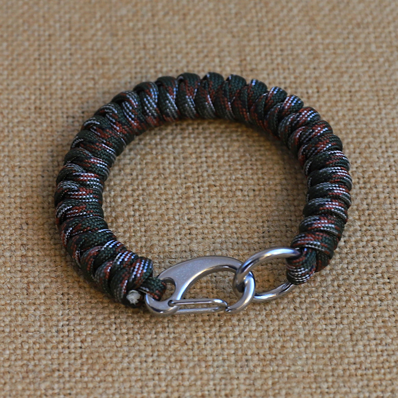 Túlélő karkötő poliészterből, kockás mintázat, lélegző, friss és édes stílus