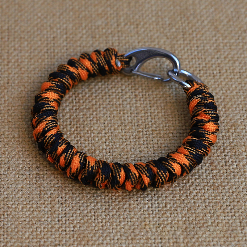 Túlélő karkötő poliészterből, kockás mintázat, lélegző, friss és édes stílus