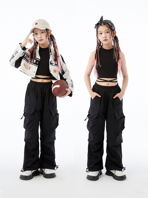 Costum de dans hip-hop pentru copii, unisex, 3-8 ani