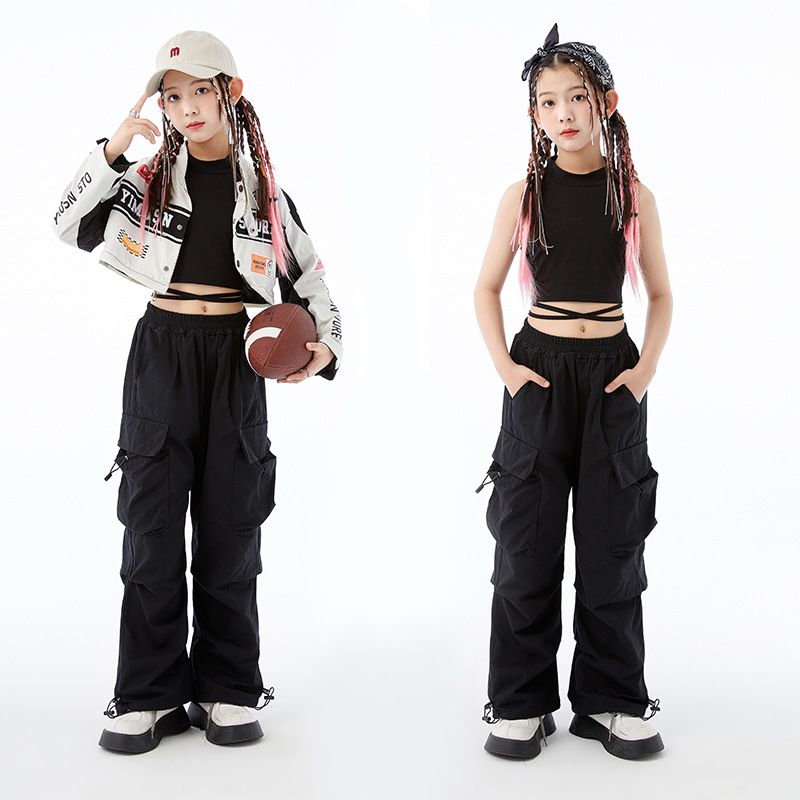 Costum de dans hip-hop pentru copii, unisex, 3-8 ani
