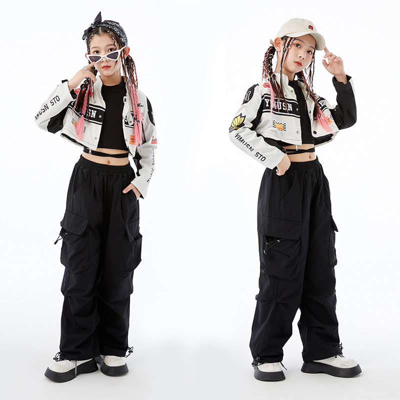 Costum de dans hip-hop pentru copii, unisex, 3-8 ani
