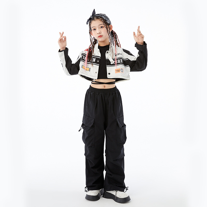 Costum de dans hip-hop pentru copii, unisex, 3-8 ani