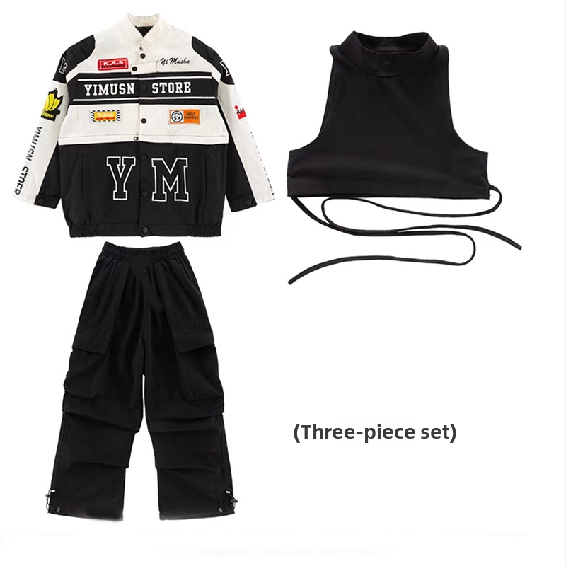 Costum de dans hip-hop pentru copii, unisex, 3-8 ani