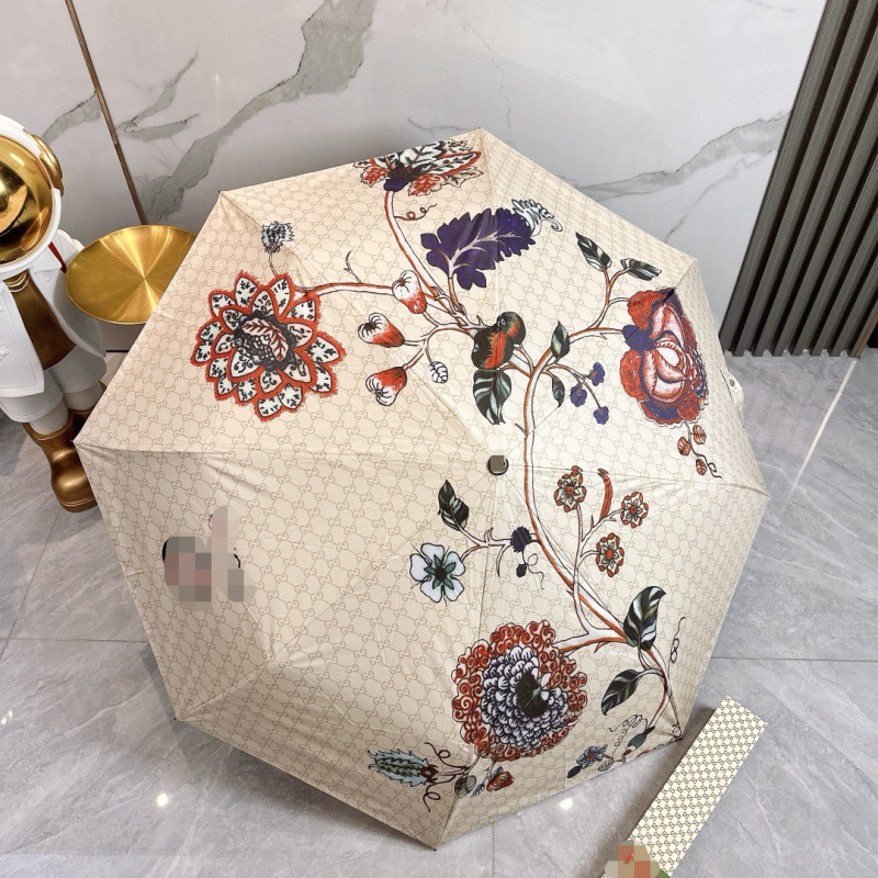 Umbrelă pliabilă automată, cu model de albină, 8 brațe din oțel, țesătură 210T cu acoperire vinilă, UPF50+, deschidere și închidere complet automate