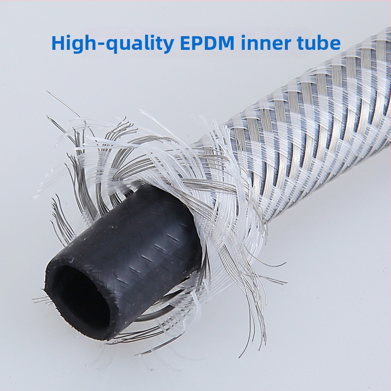 Furtun din oțel inoxidabil împletit 304 pentru conectarea boilerului și robinetului de toaletă — presiune înaltă, rezistent la explozie