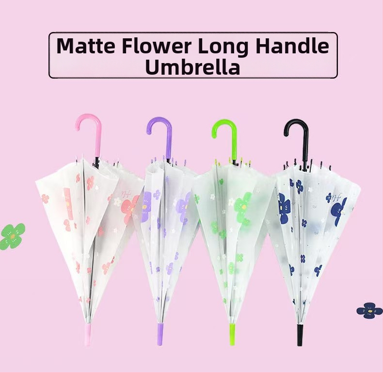 Παιδική ομπρέλα με μακριά λαβή, αυτόματο άνοιγμα, 8 βέργες, ατσάλινος σωλήνας, πλαστικό κάλυμμα 190T