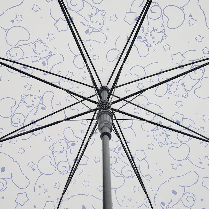 Παιδική ομπρέλα με μακριά λαβή, αυτόματο άνοιγμα, 8 βέργες, ατσάλινος σωλήνας, πλαστικό κάλυμμα 190T