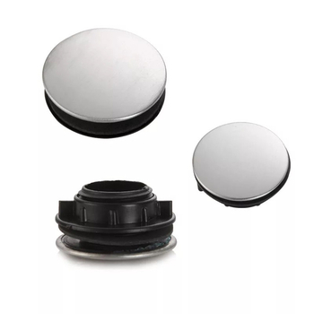 Capac decorativ pentru gaura robinetului chiuvetei, din oțel inoxidabil și PP, stil chinez modern