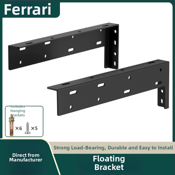 Κρεμαστός φορέας φόρτωσης τοίχου με τριγωνική στήριξη – κατάλληλος για ντουλάπες τηλεόρασης, γραφεία και ράφια (χάλυβας κρύας έλασης, μοντέρνος μινιμαλισμός, ενιαίας κατασκευής)