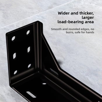 Κρεμαστός φορέας φόρτωσης τοίχου με τριγωνική στήριξη – κατάλληλος για ντουλάπες τηλεόρασης, γραφεία και ράφια (χάλυβας κρύας έλασης, μοντέρνος μινιμαλισμός, ενιαίας κατασκευής)