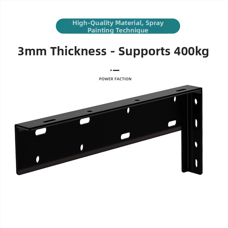 Κρεμαστός φορέας φόρτωσης τοίχου με τριγωνική στήριξη – κατάλληλος για ντουλάπες τηλεόρασης, γραφεία και ράφια (χάλυβας κρύας έλασης, μοντέρνος μινιμαλισμός, ενιαίας κατασκευής)