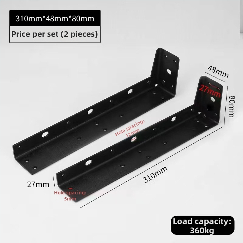 Κρεμαστός φορέας φόρτωσης τοίχου με τριγωνική στήριξη – κατάλληλος για ντουλάπες τηλεόρασης, γραφεία και ράφια (χάλυβας κρύας έλασης, μοντέρνος μινιμαλισμός, ενιαίας κατασκευής)