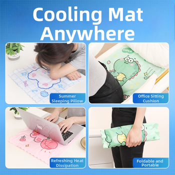 Saltea cu gel pentru răcire – pentru casă, canapea, animale de companie și cămine; Material PVC, umplere cu apă, stil inimă drăguț, personalizabil