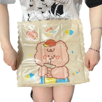 Saltea cu gel pentru răcire – pentru casă, canapea, animale de companie și cămine; Material PVC, umplere cu apă, stil inimă drăguț, personalizabil