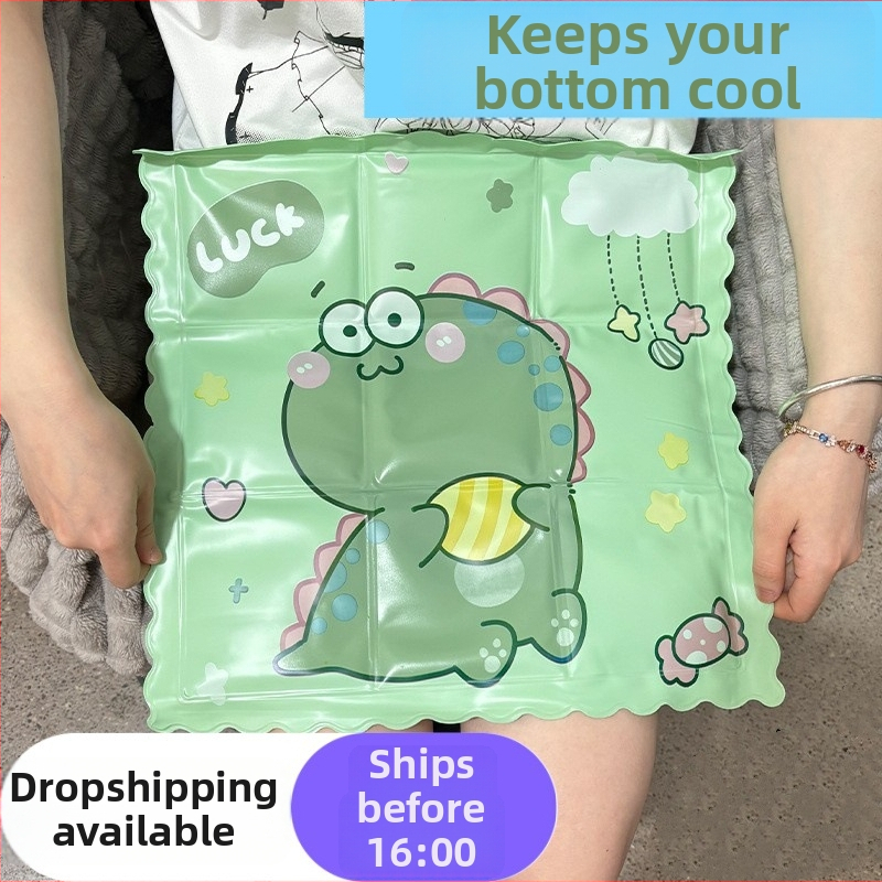 Saltea cu gel pentru răcire – pentru casă, canapea, animale de companie și cămine; Material PVC, umplere cu apă, stil inimă drăguț, personalizabil