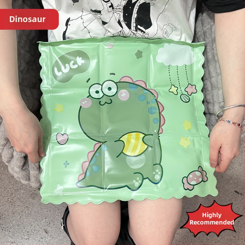 Saltea cu gel pentru răcire – pentru casă, canapea, animale de companie și cămine; Material PVC, umplere cu apă, stil inimă drăguț, personalizabil