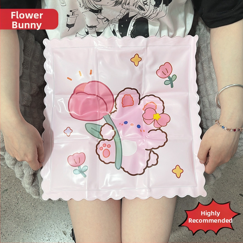 Saltea cu gel pentru răcire – pentru casă, canapea, animale de companie și cămine; Material PVC, umplere cu apă, stil inimă drăguț, personalizabil