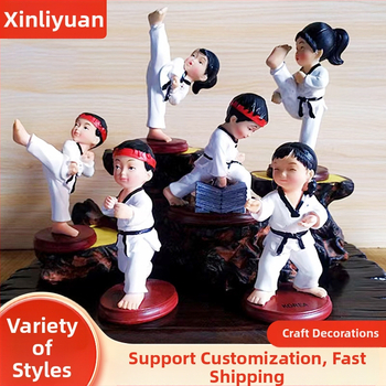 Φιγούρα Ταεκβοντό από ρητίνη – Μοντέρνο καλλιτεχνικό στυλ, ταξιδιωτικό σουβενίρ για φίλους, αναμνητικό βραβείο