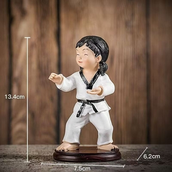 Φιγούρα Ταεκβοντό από ρητίνη – Μοντέρνο καλλιτεχνικό στυλ, ταξιδιωτικό σουβενίρ για φίλους, αναμνητικό βραβείο