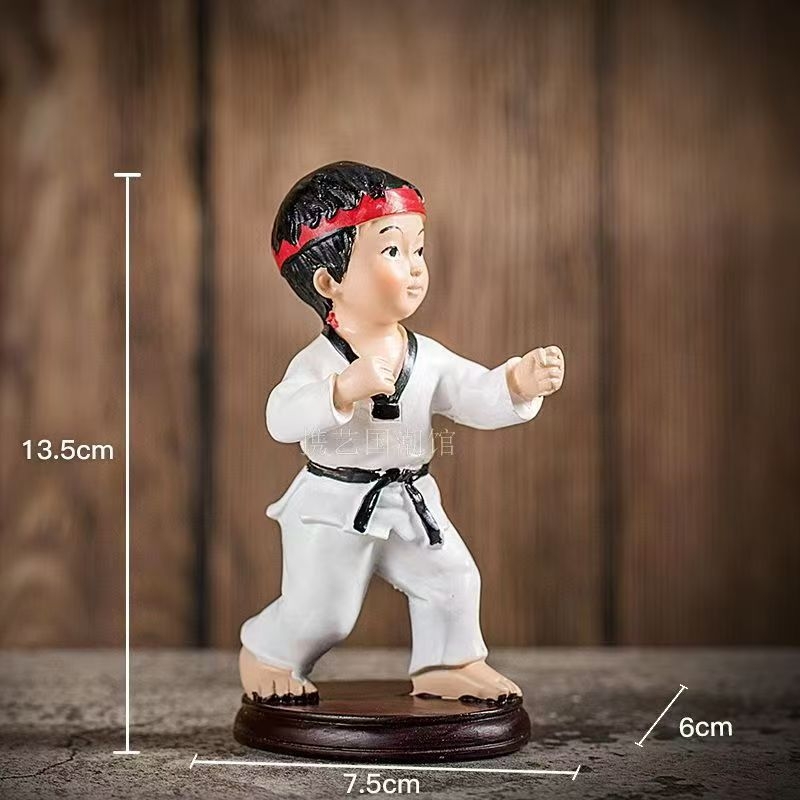 Φιγούρα Ταεκβοντό από ρητίνη – Μοντέρνο καλλιτεχνικό στυλ, ταξιδιωτικό σουβενίρ για φίλους, αναμνητικό βραβείο