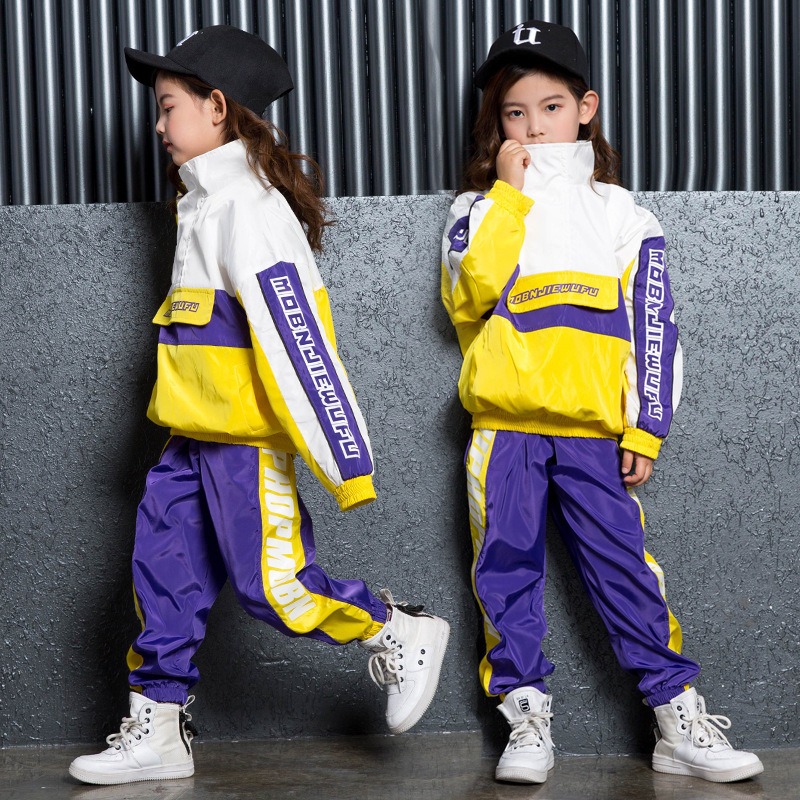 Set de dans pentru copii pentru reprezentații hip-hop și jazz, unisex, pentru antrenament, 80% fibră acrilică